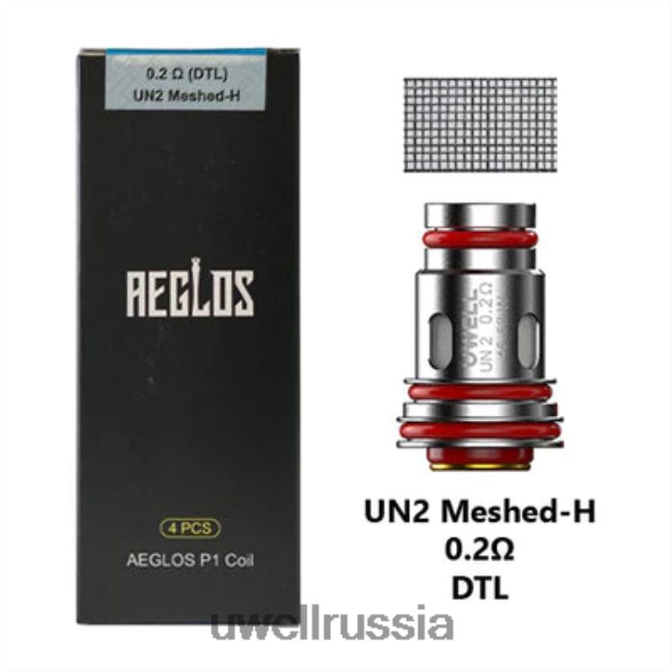 UWELL AEGLOS катушки | 4 упаковки ZVLJ68271 UWELL russia p1 un2 сетка-h 0,2 Ом