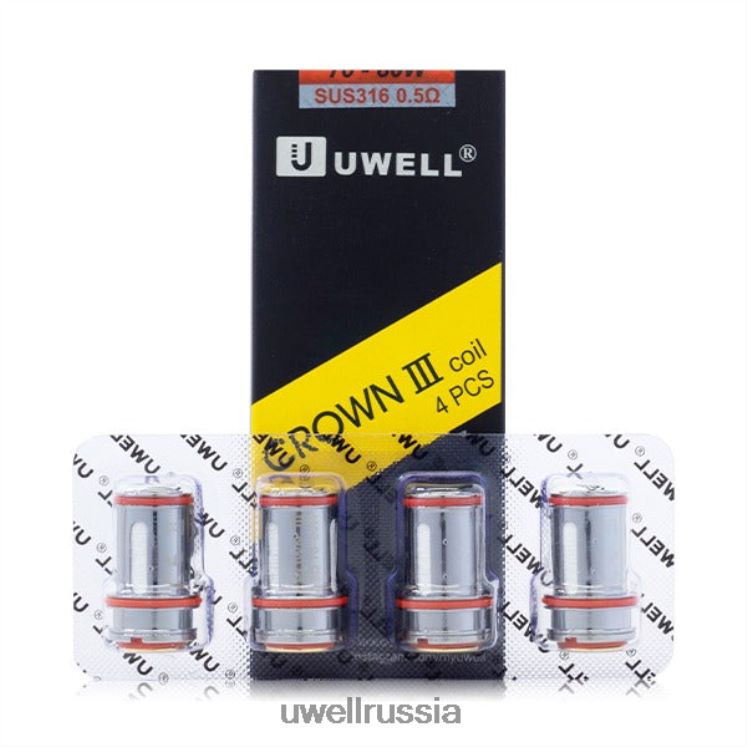 UWELL CROWN 3 катушки (4 шт.) ZVLJ6891 UWELL russia 0,25 Ом