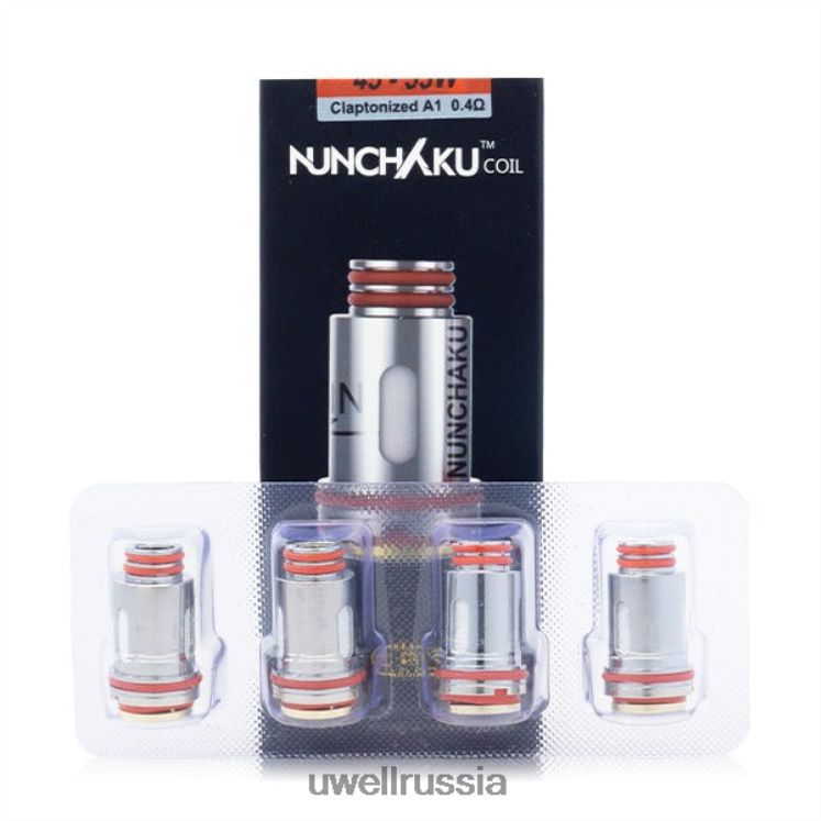 UWELL NUNCHAKU катушки (4 шт.) ZVLJ68262 UWELL россия 0,4 Ом