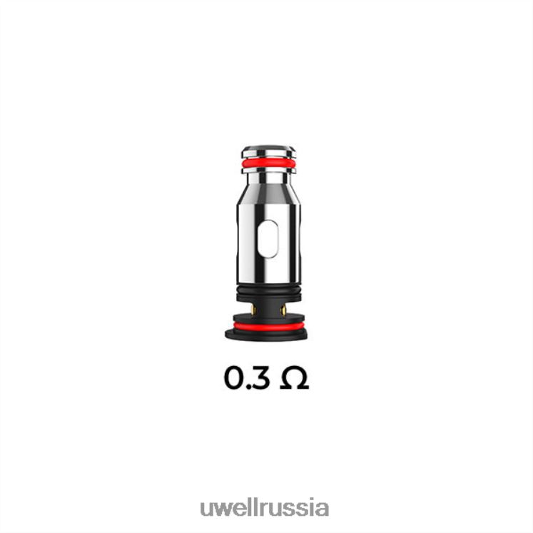 UWELL PA замена катушек ZVLJ6882 UWELL россия 0,3 Ом (4 шт.)