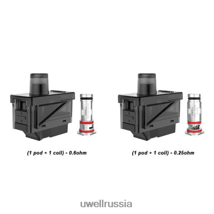 UWELL HAVOK V1 Набор катушек 1 капсула + 1 катушка ZVLJ68274 UWELL испаритель купить 0,25 Ом