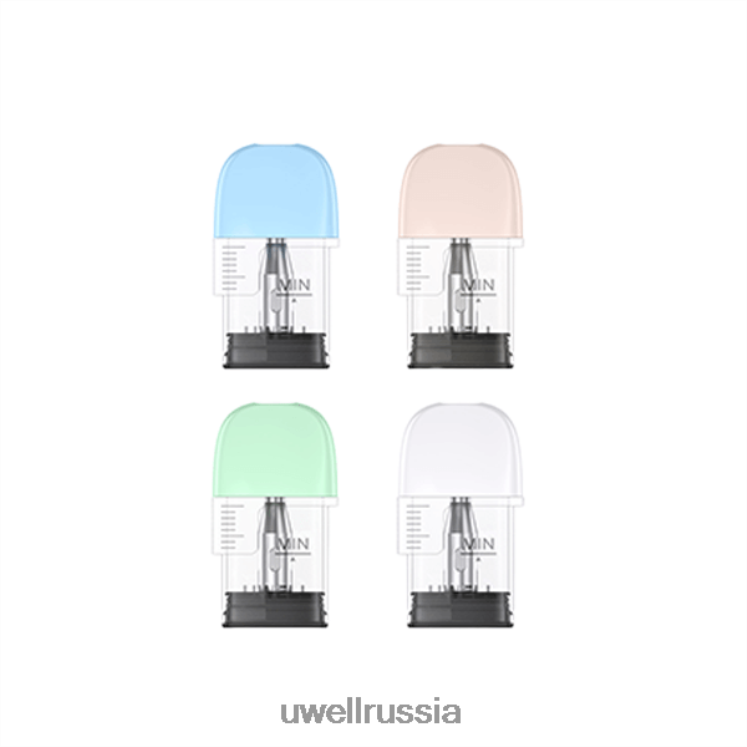 UWELL POPREEL P1 сменный модуль (4 шт.) ZVLJ6884 UWELL испаритель купить 1,2 Ом